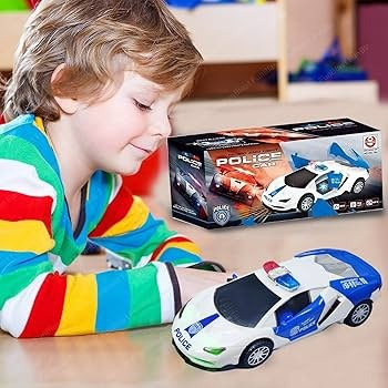 Police Sports Toy Car with Lights – Kids Police Racing Toy Car