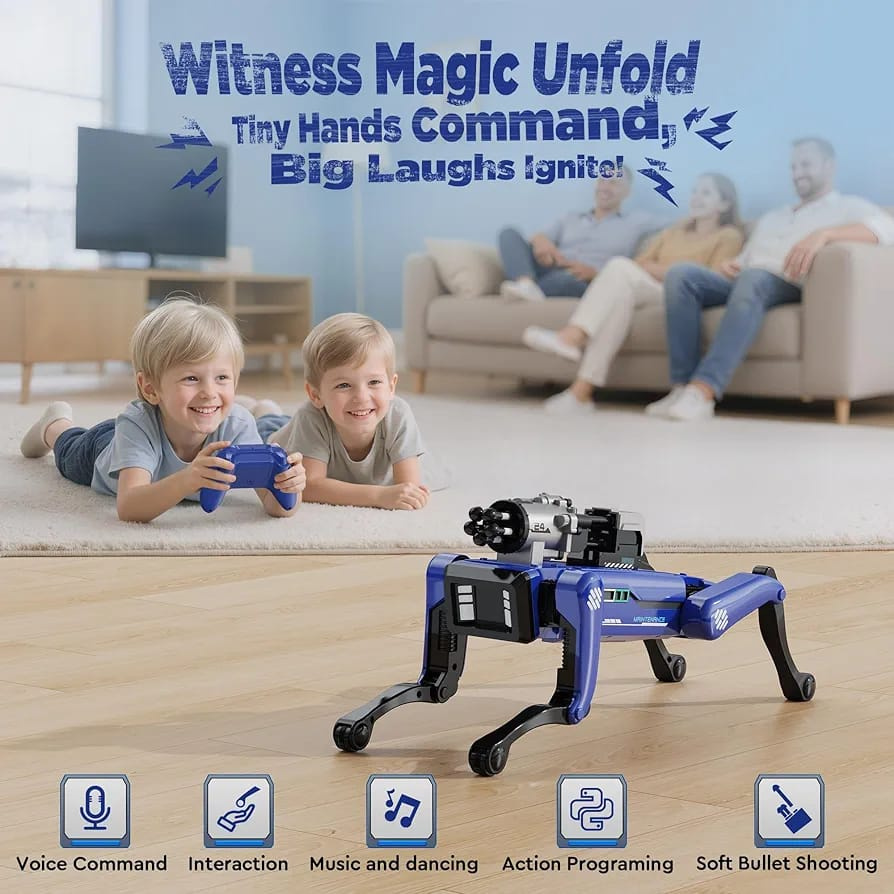 Robotic dog ,wireless remote control