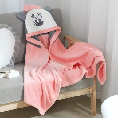 Character Hooded Baby Bath Towel Cape – Soft Coral Fleece Baby Towel | Aquababy Collection Kenya