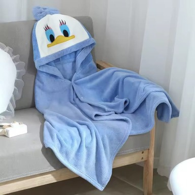 Character Hooded Baby Bath Towel Cape – Soft Coral Fleece Baby Towel | Aquababy Collection Kenya