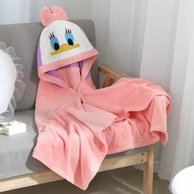 Character Hooded Baby Bath Towel Cape – Soft Coral Fleece Baby Towel | Aquababy Collection Kenya