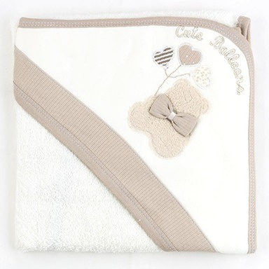 Sebi Cotton Hooded Baby Towel  – Soft Baby Bath Towel | Aquababy Collection Kenya