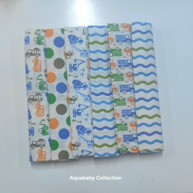 6 Pack Cotton Flannel Baby Blankets – Soft Swaddle Blankets | Aquababy Collection Kenya