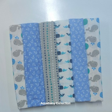 6 Pack Cotton Flannel Baby Blankets – Soft Swaddle Blankets | Aquababy Collection Kenya