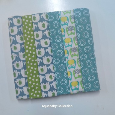 6 Pack Cotton Flannel Baby Blankets – Soft Swaddle Blankets | Aquababy Collection