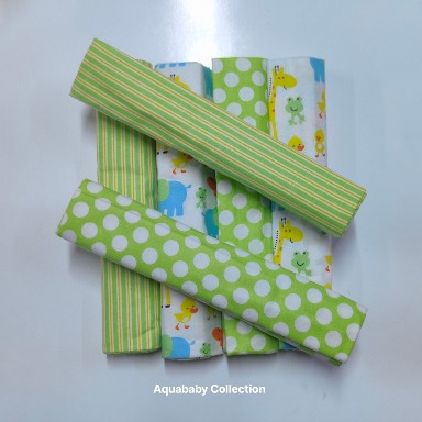 6 Pack Cotton Flannel Baby Blankets – Soft Swaddle Blankets | Aquababy Kenya