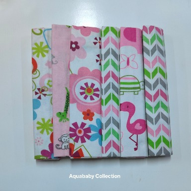 6 Pack  Cotton Flannel Baby Blankets – Soft Swaddle Blankets | Kenya