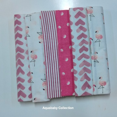 6 Pack  Cotton Flannel Baby Blankets – Soft Swaddle Blankets | Kenya