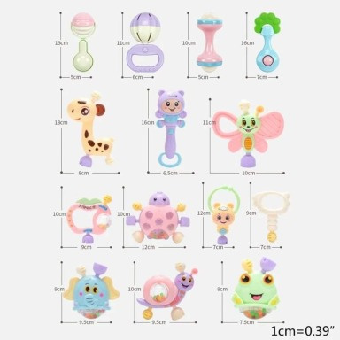 Rattles  with Teething set
