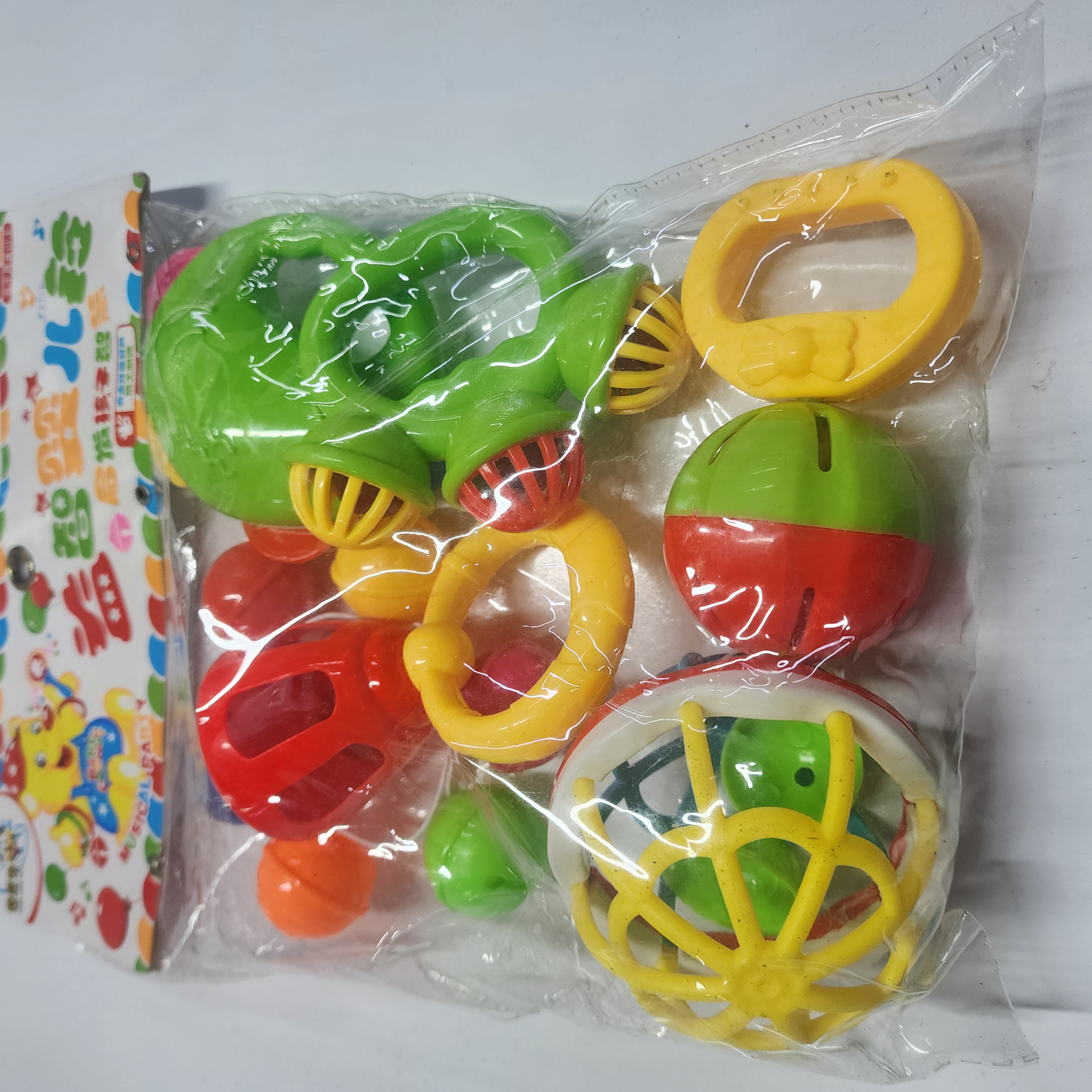 Rattles toy set with teething