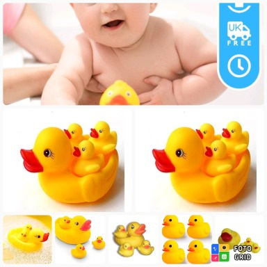 Bath ducks 4 piece set