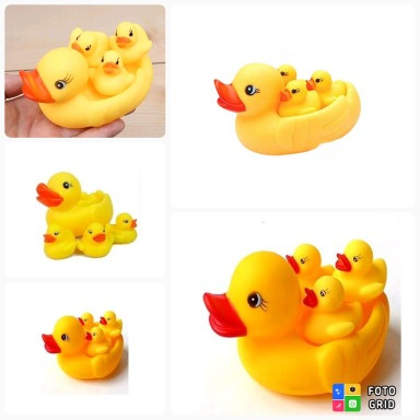 Bath ducks 4 piece set