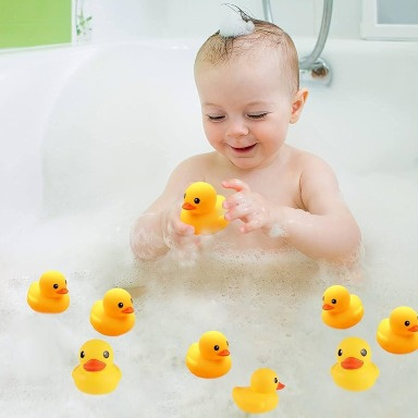 Duck bath toy set