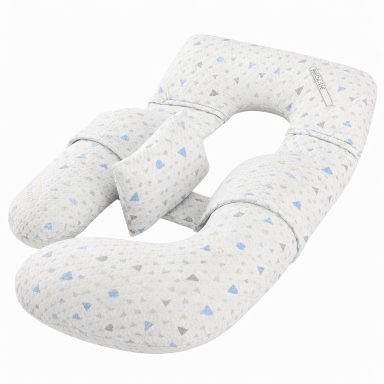 Bamboo Fibre U-Shape Pregnancy Pillow | Full Body Maternity Support Pillow Kenya