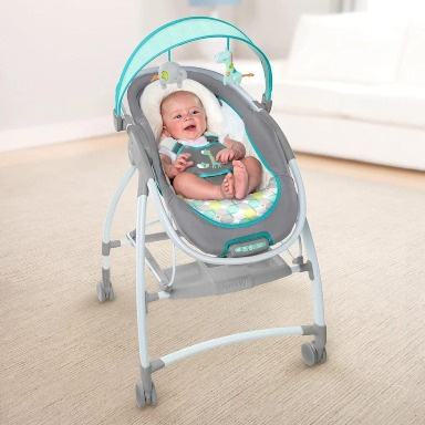 Ingenuity InReach Mobile Lounger & Bouncer – Quincy | Portable Baby Bouncer | Aquababy Collection Kenya