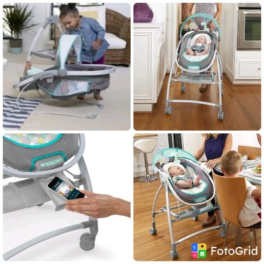 Ingenuity InReach Mobile Lounger & Bouncer – Quincy | Portable Baby Bouncer | Aquababy Collection Kenya
