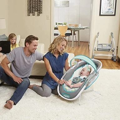 Ingenuity InReach Mobile Lounger & Bouncer – Quincy | Portable Baby Bouncer | Aquababy Collection Kenya