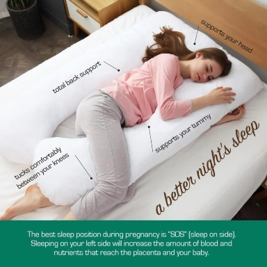 Pregnancy & Nursing Pillow | Maternity and Breastfeeding Support Pillow | Aquababy Collection Kenya