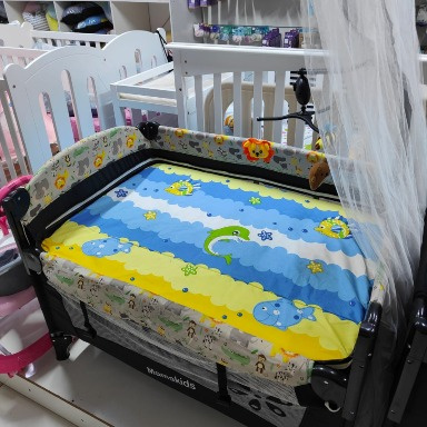 Baby Playpen Bedsheets | Soft Cotton Playpen Mattress Sheets | Aquababy Collection Kenya