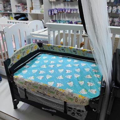 Baby Playpen Bedsheets | Soft Cotton Playpen Mattress Sheets | Aquababy Collection Kenya