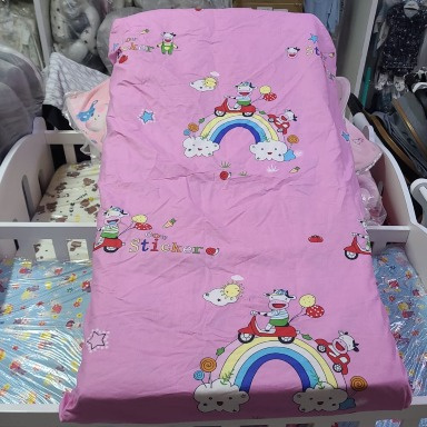 Baby Cot Fitted Sheets 130x70cm | Cotton Baby Mattress Sheets | Aquababy Collection Kenya