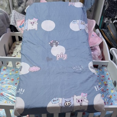 Baby Cot Fitted Sheets 130x70cm | Cotton Baby Mattress Sheets | Aquababy Collection Kenya