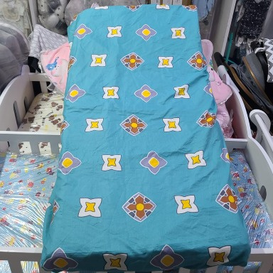 Baby Cot Fitted Sheets 130x70cm | Cotton Baby Mattress Sheets | Aquababy Collection Kenya