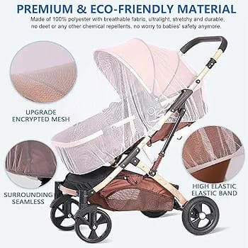 Sebi bebe Universal Mosquito Net for Pushchairs – Baby Stroller Insect Protection 🍼🦟