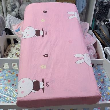 Baby Cot Fitted Sheet 2*4ft/120x60 cm | Cotton Baby Mattress Sheet | Aquababy Collection Kenya