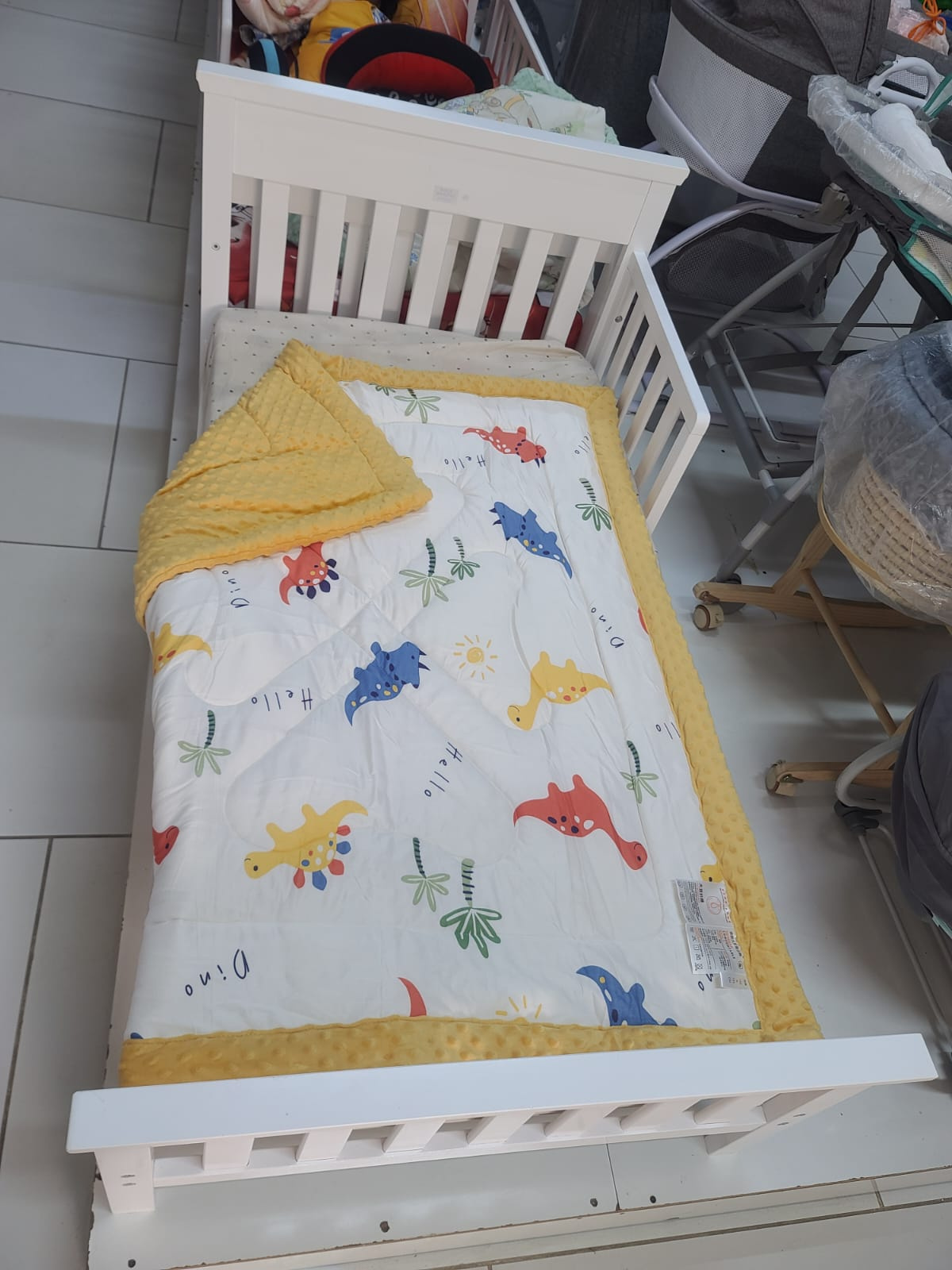 Baby Duvet Blanket | Double-Sided Cotton & Minky Baby Blanket | Aquababy Collection Kenya