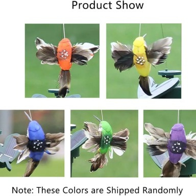 Solar Flying Hummingbird Garden Decor | Solar Powered Garden Decoration | Aquababy Collection Kenya