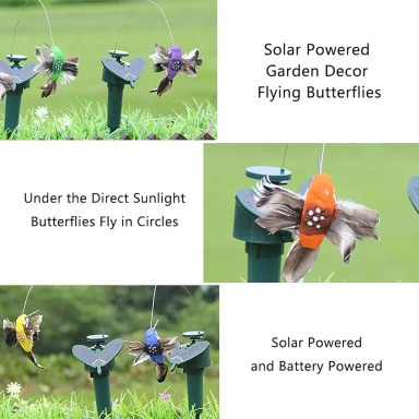 Solar Flying Hummingbird Garden Decor | Solar Powered Garden Decoration | Aquababy Collection Kenya