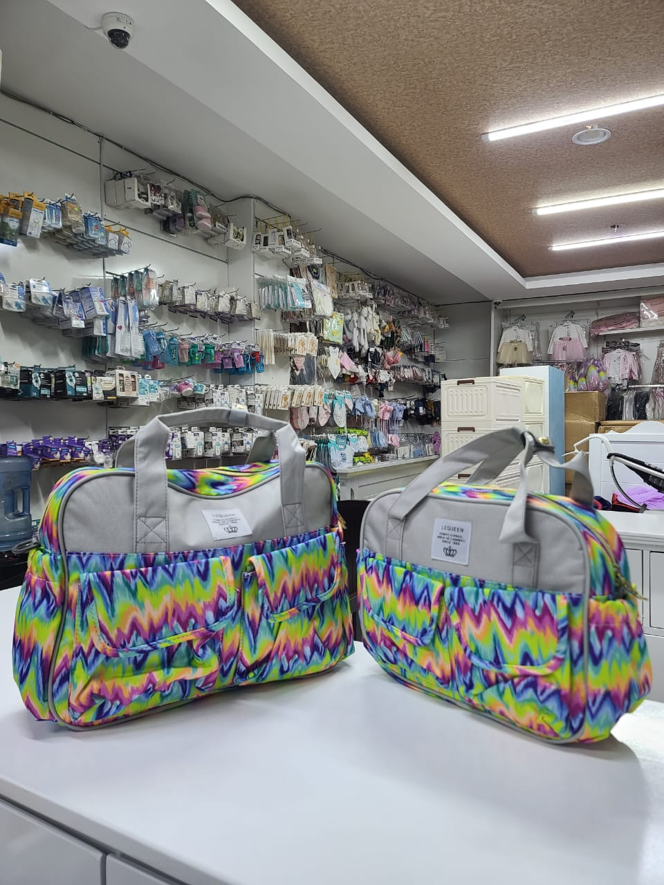 LEQUEEN Multi-Functional Diaper Bag Set – Stylish Baby Mummy Bag with Changing Mat