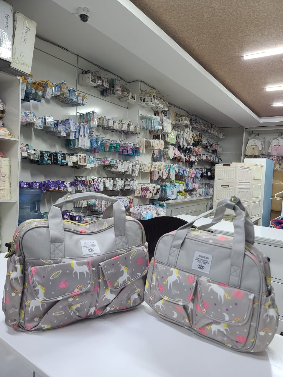 LEQUEEN Multi-Functional Diaper Bag Set – Stylish Baby Mummy Bag with Changing Mat