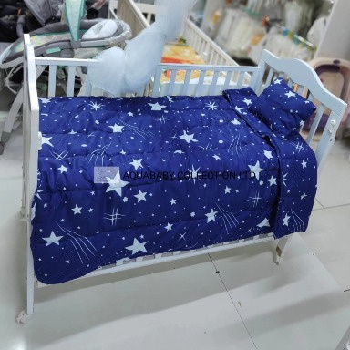Baby Duvet & Head Pillow Set | Soft Cotton Baby Bedding Set | Aquababy Collection Kenya