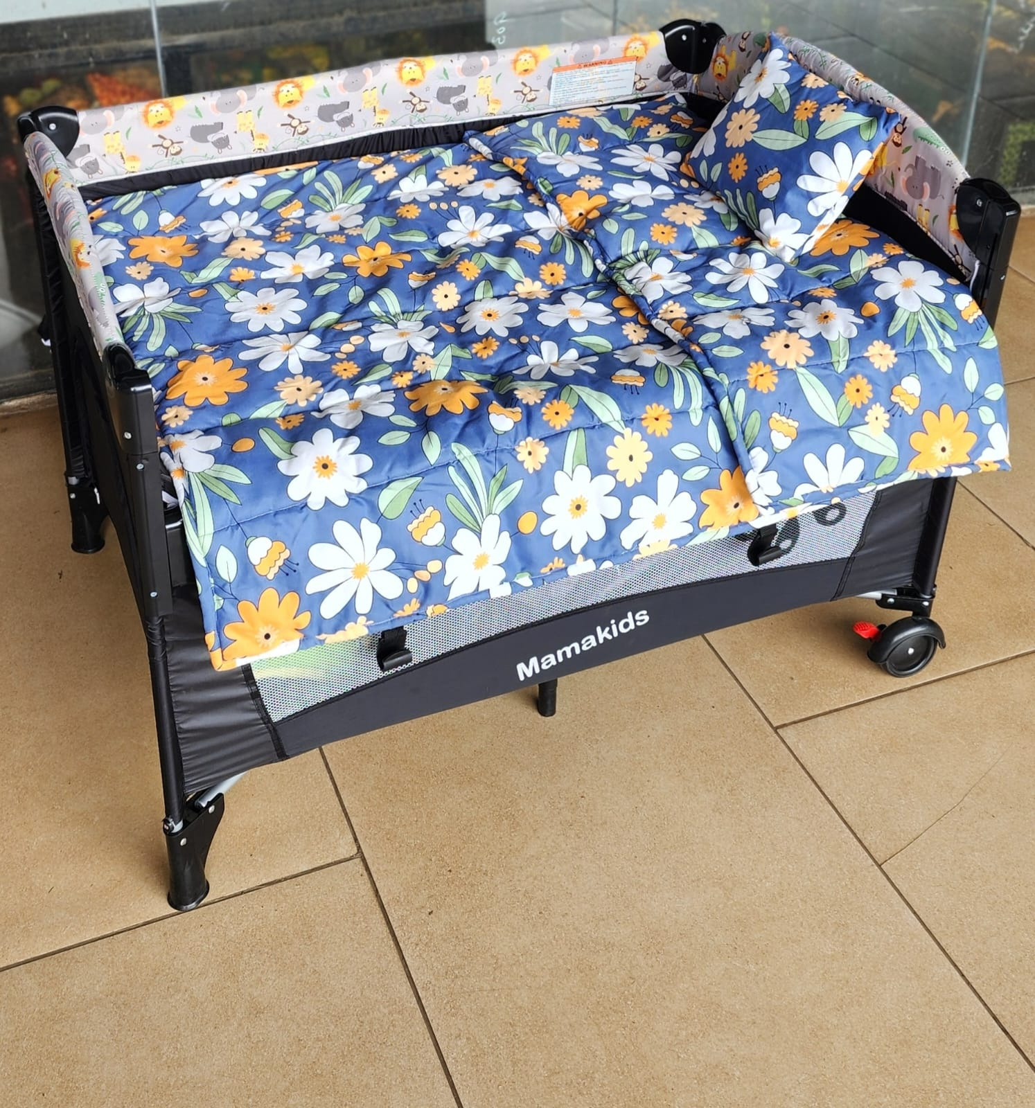 Baby Duvet & Head Pillow Set boys | Soft Cotton Baby Bedding Set | Aquababy Collection Kenya