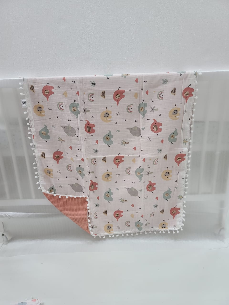 Cotton Muslin Baby Blanket – Soft Breathable Newborn Blanket | Aquababy Collection Kenya