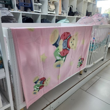 Teddy Bear Baby Warmer Blanket – Soft Infant Crib & Stroller Blanket