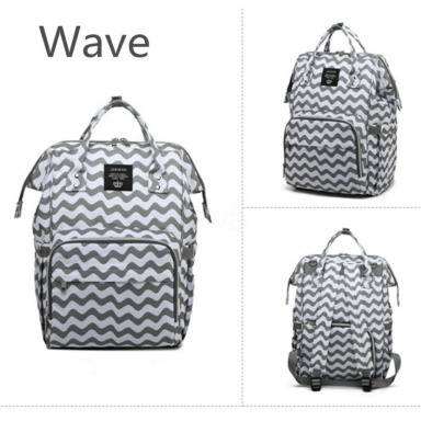 LeQueen Large-Capacity Diaper Bag Backpack – Stylish Multi-Functional Mommy Baby Bag