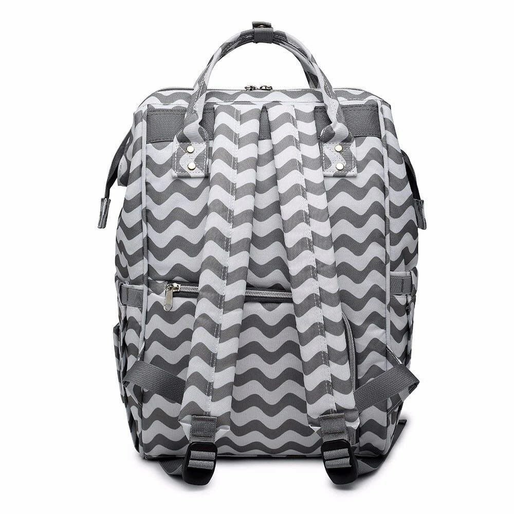 LeQueen Large-Capacity Diaper Bag Backpack – Stylish Multi-Functional Mommy Baby Bag