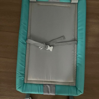 Portable Baby Cot Top Changer with Safety Strap | Space-Saving Baby Changing Table