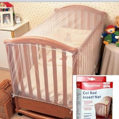 2×4 Fitted Baby Cot Mosquito Net | Breathable Crib Insect Protection