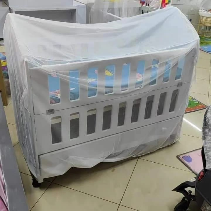 2×4 Fitted Baby Cot Mosquito Net | Breathable Crib Insect Protection