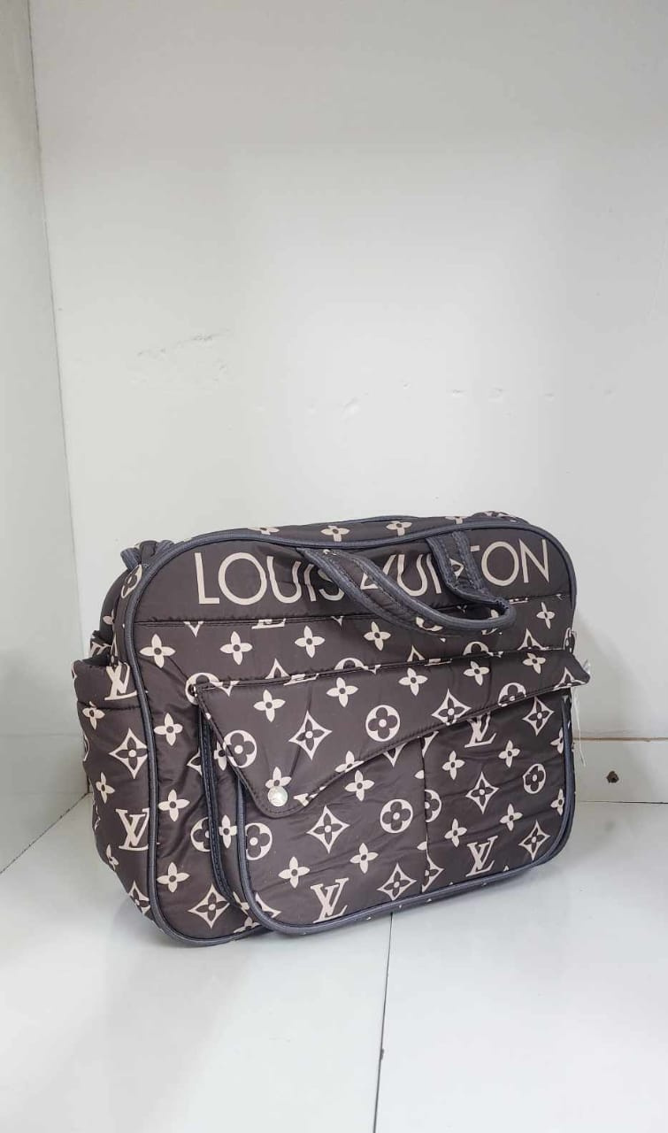 Luxury Baby Changing Bag – Quilted Diaper Bag with Detachable Shoulder Strap