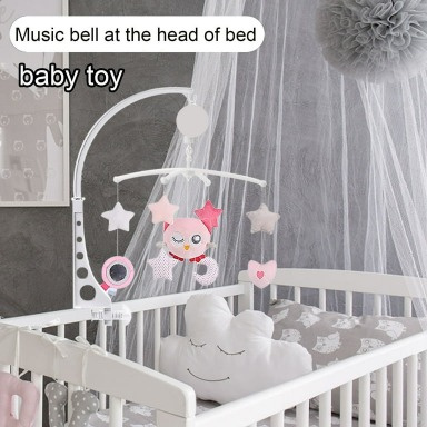 Konig Kids Wind-Up Baby Musical Crib Mobile – Pink Owl Baby Cot Mobile