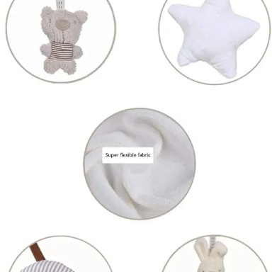 Musical Rotating Baby Cot Mobile with Plush Toys | Crib Mobile Kenya – Aquababy Collection