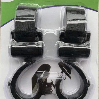 360° Rotating Stroller Hooks – Universal Pram & Stroller Bag Hangers