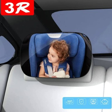 3R Baby Care Rear-Facing Car Mirror for Infant Safety