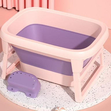 Foldable Baby Bathtub – Portable & Space-Saving Infant Bath