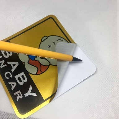 Neat SIGNS Baby on Board Car Window Sign – Bright Yellow Safety Alert